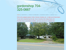 Tablet Screenshot of gordonshop.net